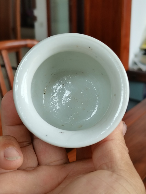 古玩陶瓷清晚期 粉彩竹林七賢鳥食缸拍賣,當前價格3180元
