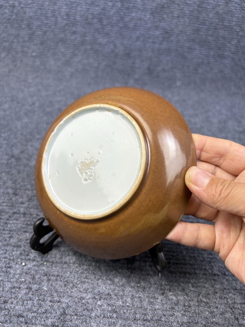 古玩陶瓷青花礬紅描金花卉紋盤拍賣，當(dāng)前價格666元