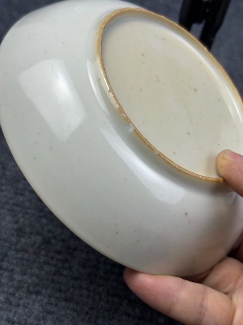 古玩陶瓷乾隆廣彩花卉紋盤一對拍賣，當前價格576元