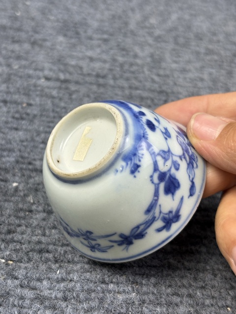 古玩陶瓷青花牡丹花卉紋杯拍賣，當(dāng)前價格599元