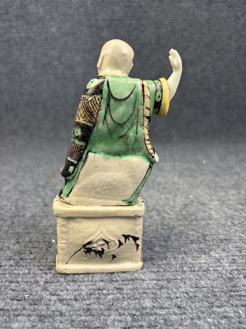 古玩陶瓷素三彩人物素像拍賣,當前價格699元