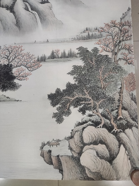 古玩字畫(huà)中書(shū)中美雙協(xié)名家馬大悲 山水拍賣,當(dāng)前價(jià)格488元