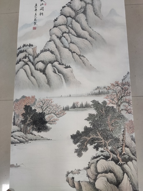古玩字畫(huà)中書(shū)中美雙協(xié)名家馬大悲 山水拍賣,當(dāng)前價(jià)格488元