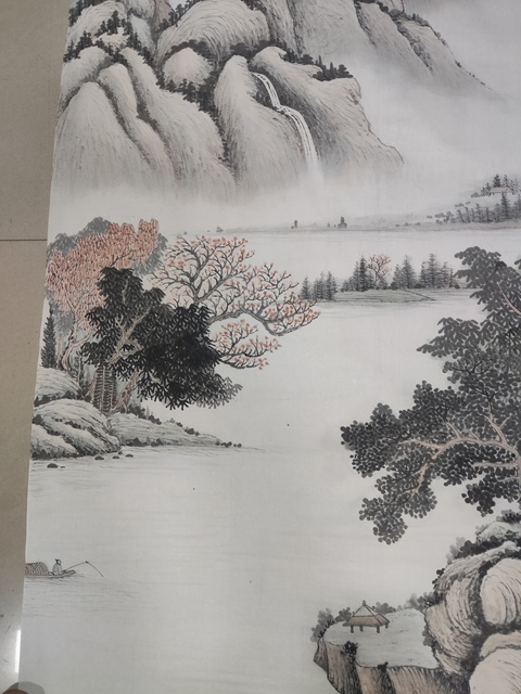 古玩字畫(huà)中書(shū)中美雙協(xié)名家馬大悲 山水拍賣,當(dāng)前價(jià)格488元