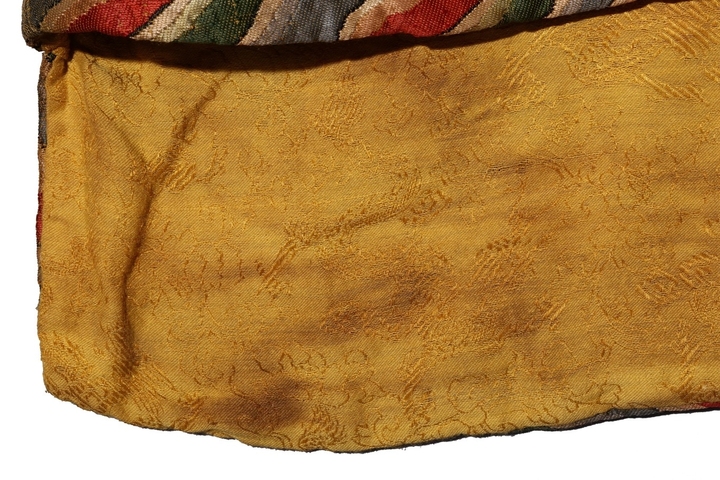 古玩雜項織錦馬甲真品鑒賞圖