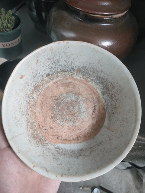 古玩陶瓷清代青花園林山水大碗拍賣，當前價格999元