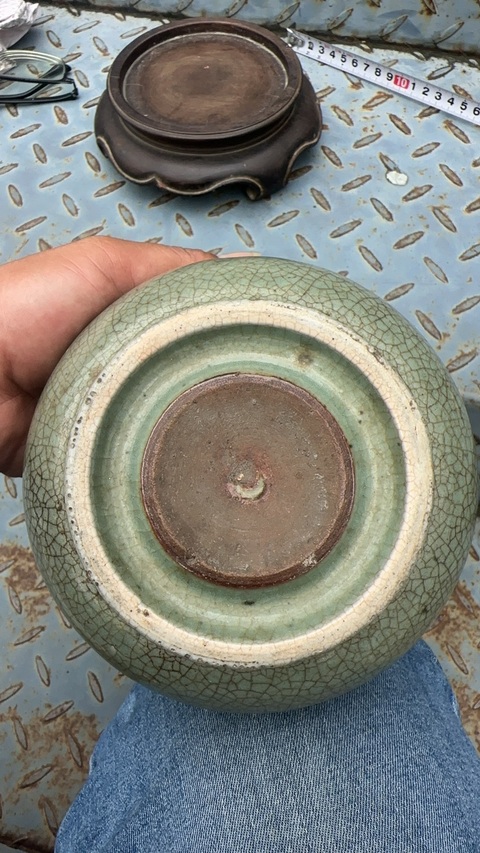 古玩陶瓷雍乾綠哥釉香爐拍賣，當前價格26000元