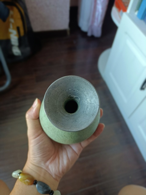 古玩陶瓷龍泉青瓷玉壺春瓶拍賣,當前價格2500元