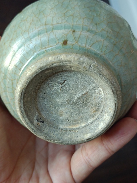 古玩陶瓷龍泉青瓷玉壺春瓶拍賣,當前價格2500元