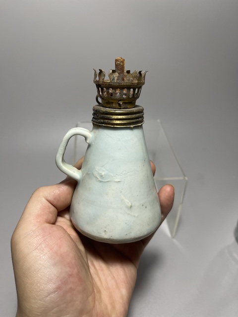 古玩陶瓷青釉油壺拍賣,當前價格0元