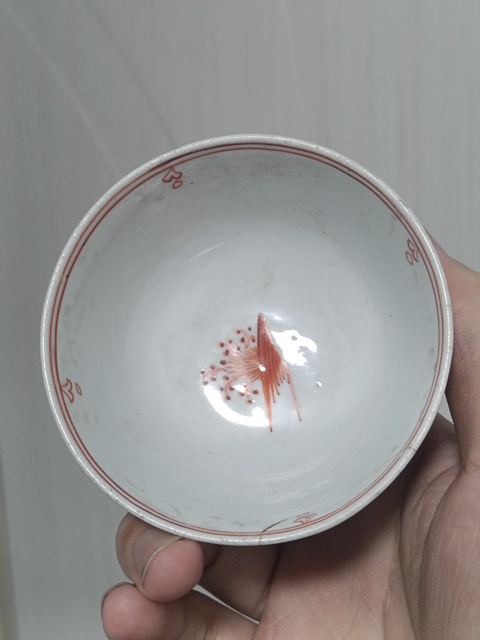 古玩陶瓷廣彩人物故事紋茶碗拍賣,當(dāng)前價格50元