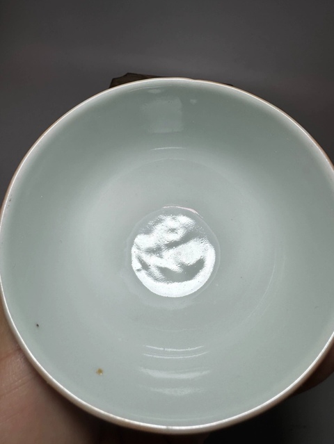 古玩陶瓷黃地粉彩花卉紋杯碟拍賣,當前價格2000元