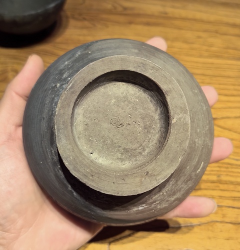 古玩陶瓷元.黑陶茶盞拍賣，當前價格298元