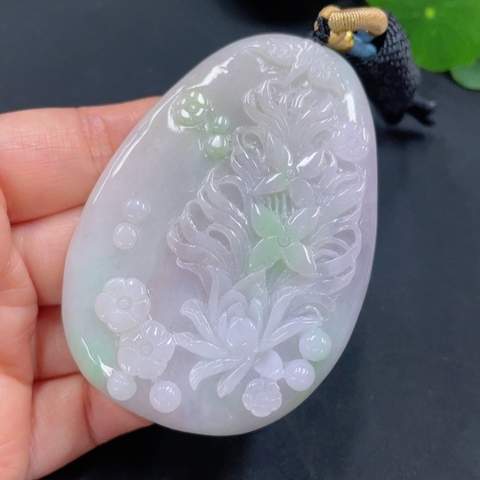 古玩玉器天然翡翠平安順利花牌掛件(帶翡翠鑒定證書)拍賣,當(dāng)前價格1600元