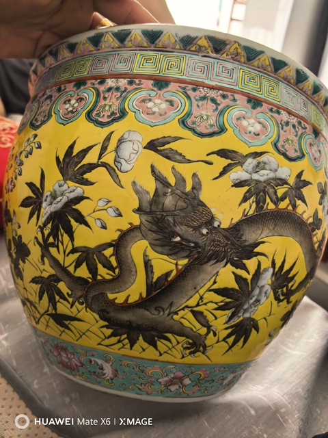 古玩陶瓷粉彩缸真品鑒賞圖