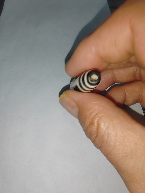 古玩玉器老料器天珠拍賣,當前價格260元