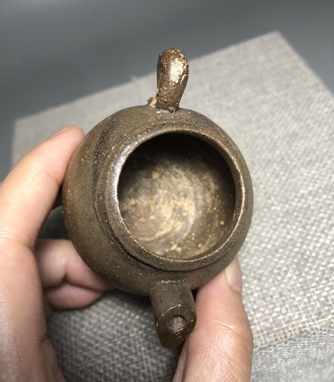 古玩陶瓷【元代】醬釉水滴【文房雅器】【路份高,收藏價值好】拍賣,當前價格0元