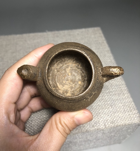 古玩陶瓷【元代】醬釉水滴【文房雅器】【路份高,收藏價值好】拍賣,當前價格0元