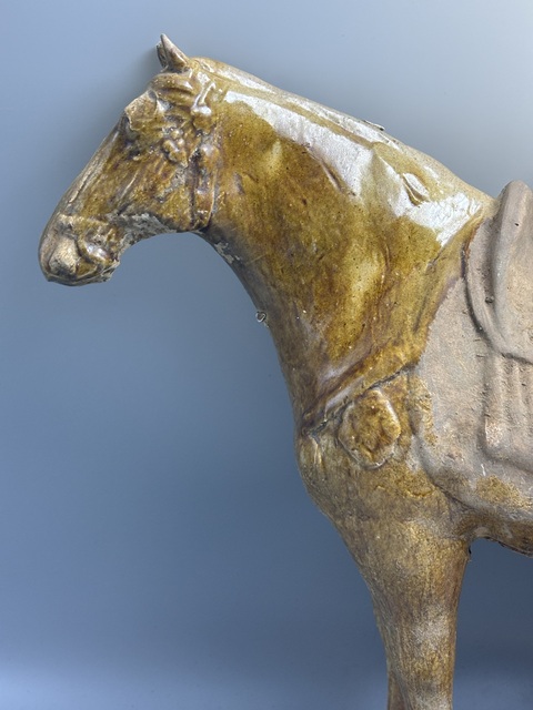 古玩陶瓷唐三彩馬真品鑒賞圖