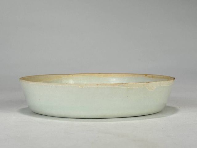 古玩陶瓷湖田窯影青釉鳳尾洗真品鑒賞圖