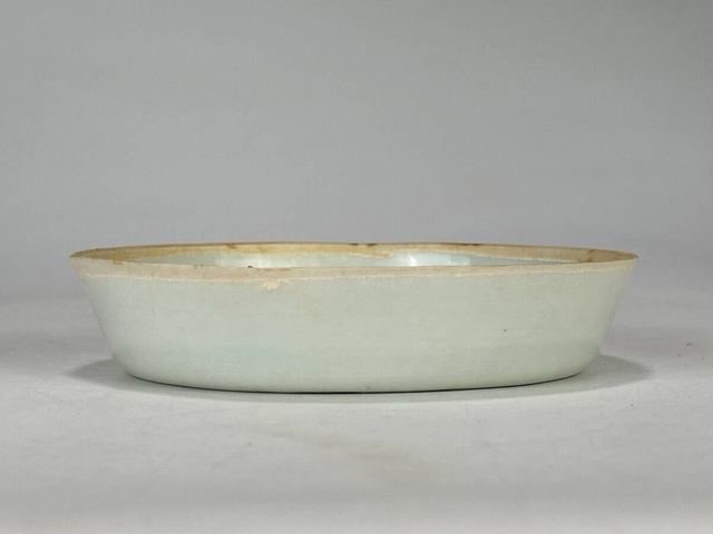 古玩陶瓷湖田窯影青釉鳳尾洗真品鑒賞圖