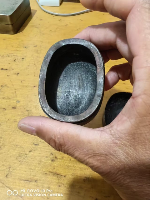 古玩銅器墨盒真品鑒賞圖