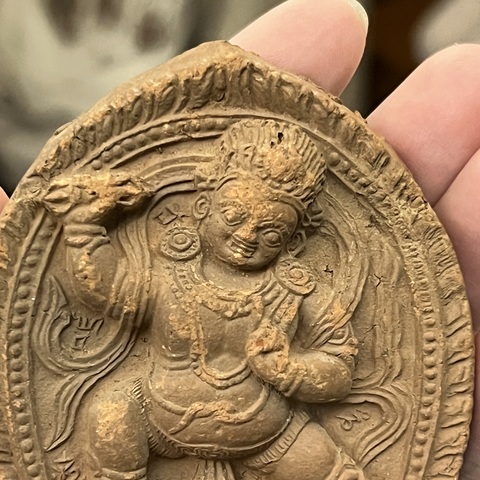 古玩雜項明代金剛佛金剛杵擦擦拍賣，當前價格2000元