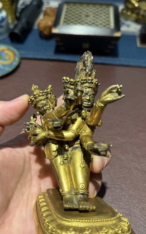 古玩銅器造像真品鑒賞圖