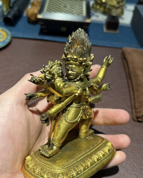 古玩銅器造像真品鑒賞圖