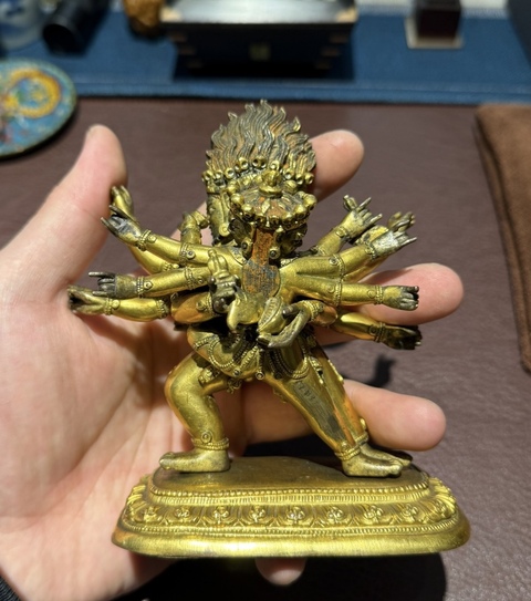 古玩銅器造像真品鑒賞圖