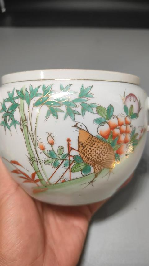 古玩陶瓷四系粥罐真品鑒賞圖