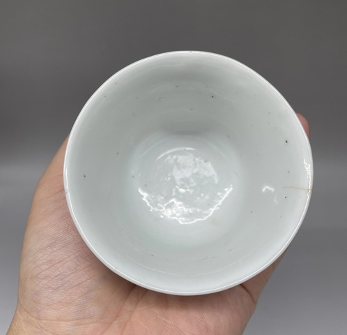 古玩陶瓷山水紋杯真品鑒賞圖