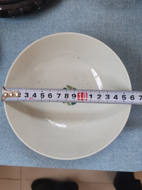 古玩陶瓷清晚期粉彩花卉喜字紋碗拍賣，當前價格780元