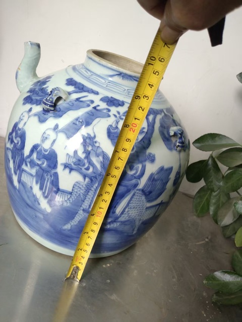 古玩陶瓷青花壺真品鑒賞圖