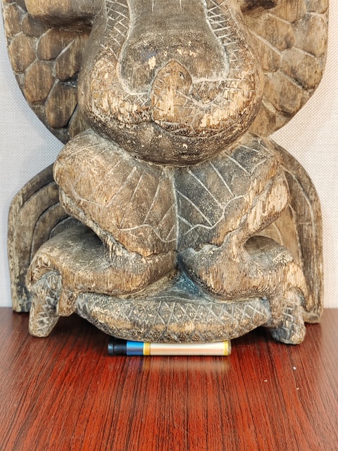 古玩雜項金翅大鵬鳥木雕拍賣,當前價格3000元
