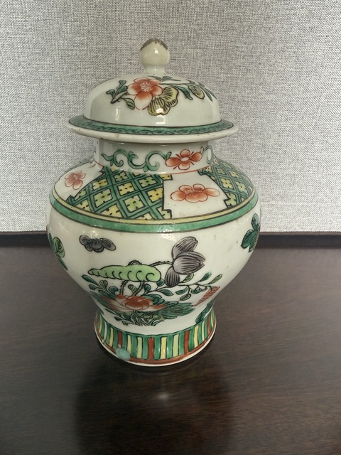 古玩陶瓷五彩將軍罐拍賣，當前價格5800元