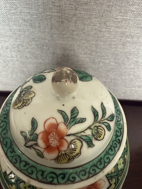 古玩陶瓷五彩將軍罐拍賣，當前價格5800元