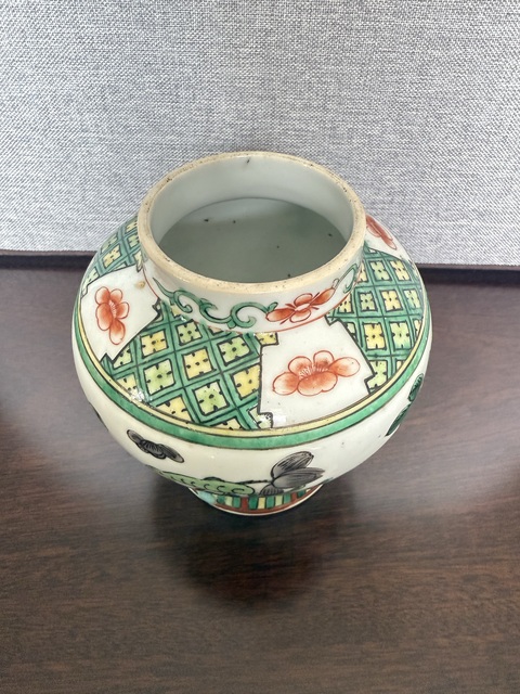 古玩陶瓷五彩將軍罐拍賣，當前價格5800元