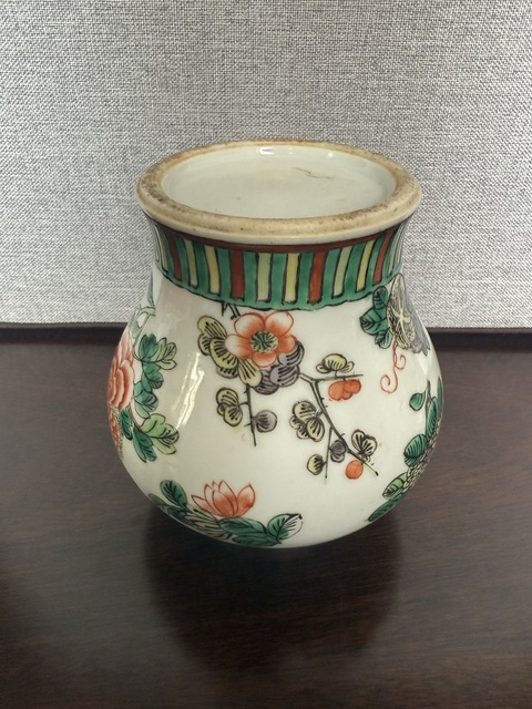 古玩陶瓷五彩將軍罐拍賣，當前價格5800元