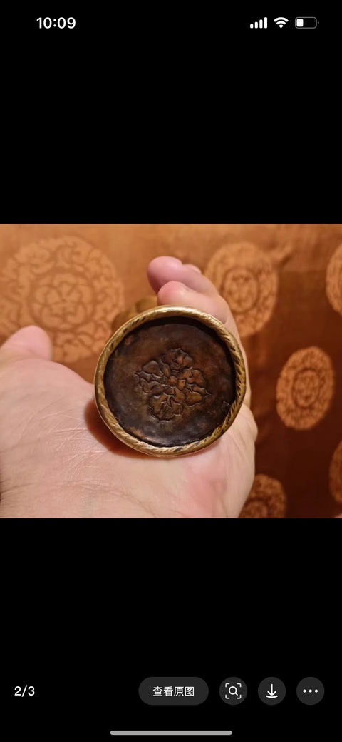 古玩銅器銅立佛真品鑒賞圖