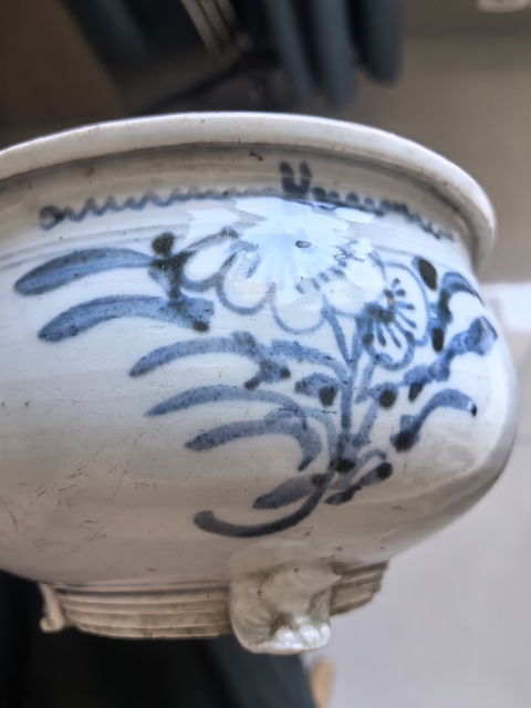 古玩陶瓷青花香爐拍賣，當前價格2500元