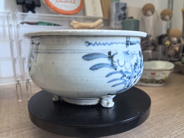 古玩陶瓷青花香爐拍賣，當前價格2500元