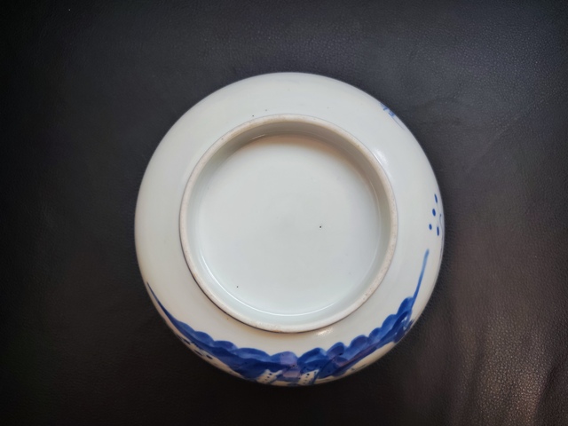 古玩陶瓷渭水投竿日歧山入夢晨碗真品鑒賞圖
