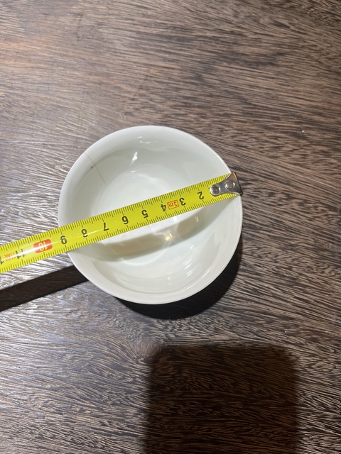 古玩陶瓷【北洋政府國務總理】民國.松石綠粉彩花卉紋茶碗(底款:伯棠自置)拍賣,當前價格999元
