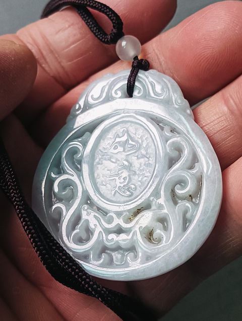 古玩玉器天然翡翠“如意佩”拍賣,當前價格188元