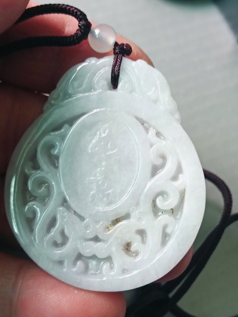 古玩玉器天然翡翠“如意佩”拍賣,當前價格188元