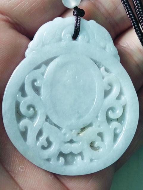 古玩玉器天然翡翠“如意佩”拍賣,當前價格188元