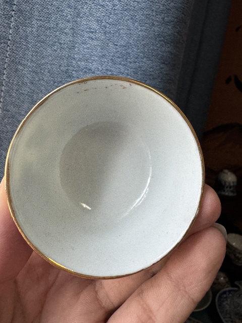 古玩陶瓷粉彩美人如玉茶杯（一對）拍賣，當前價格700元