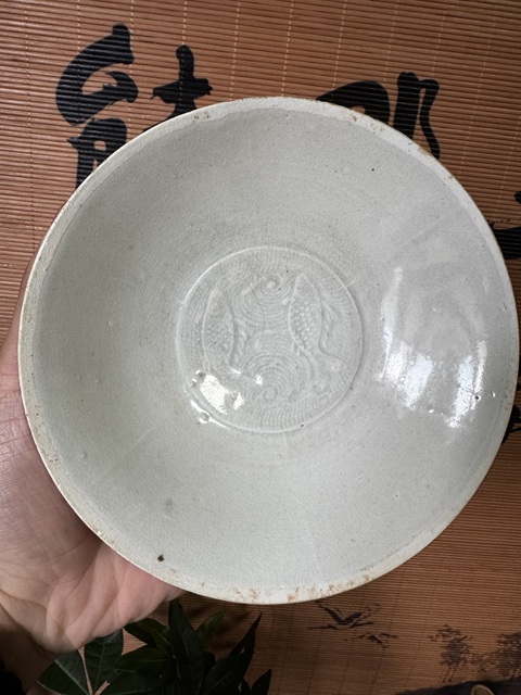 古玩陶瓷青白釉雙魚面包碗拍賣,當前價格1500元