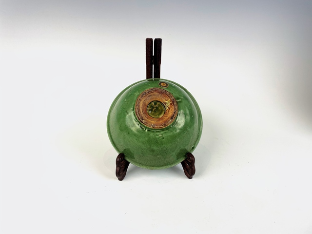 古玩陶瓷明晚期·綠哥釉大碗真品鑒賞圖